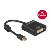 Vaizdo kabelio adapteris DeLOCK 62605 Mini DisplayPort į DVI-I 0,2 m