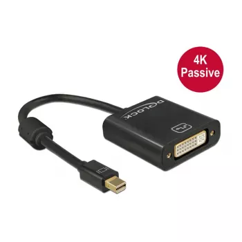 Vaizdo kabelio adapteris DeLOCK 62605 Mini DisplayPort į DVI-I 0,2 m