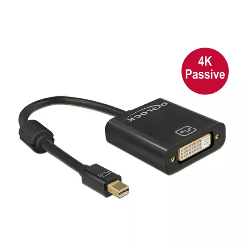 Vaizdo kabelio adapteris DeLOCK 62605 Mini DisplayPort į DVI-I 0,2 m