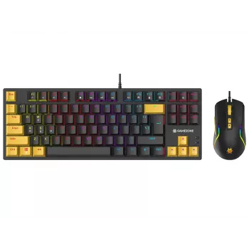Tracer HORNET 87 žaidimų klaviatūra ir pelė, mechaninė, USB, QWERTY, juoda/geltona