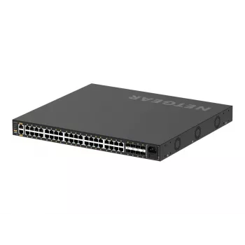 NETGEAR GSM4248P-100EUS valdomas tinklo jungiklis Valdomas L2/L3/L4 Gigabit Ethernet (10/100/1000) Power over Ethernet (PoE) Juodas