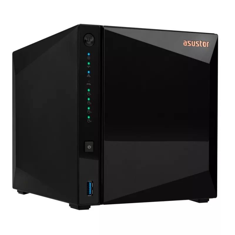 Asustor DRIVESTOR 4 Pro Gen2 AS3304T V2 NAS Realtek RTD1619B 2 GB DDR4 ADM Juoda
