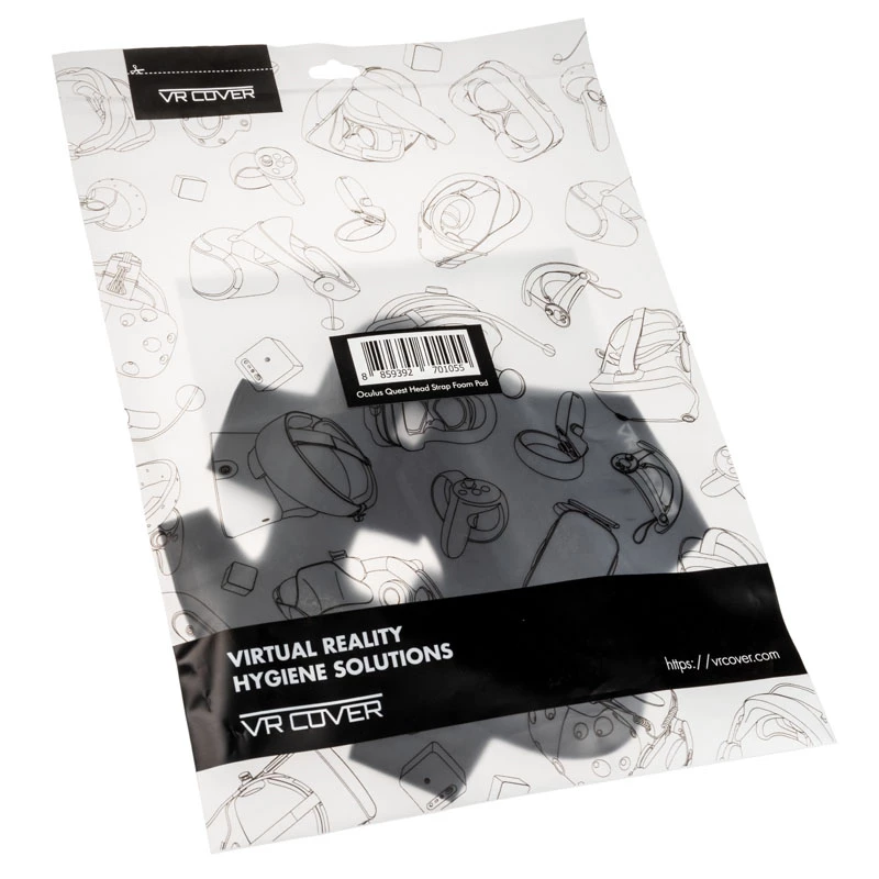 Juostelė VR šalmui VR Cover VRCOQHSF – juoda puta, 1 vnt.