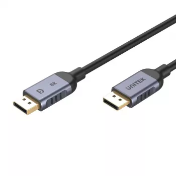 UNITEK C1628GY01-3M DisplayPort kabelis juodas, pilkas