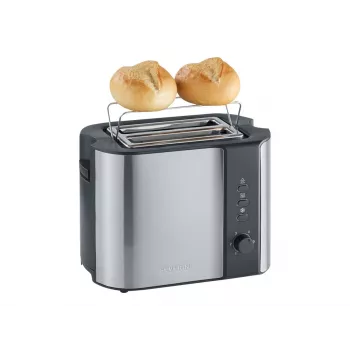 Skrudintuvas Severin 2589 2 griežinėliams 800 W Juodas, Nerūdijantis plienas