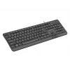 Natec Trout Slim USB klaviatūra, US išdėstymas, juoda