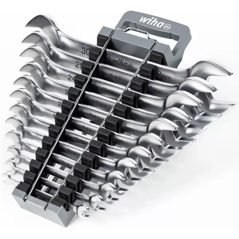 Dvigalvių raktų rinkinys Wiha 44753 – 12 vnt., dydžiai SW 6–32 mm