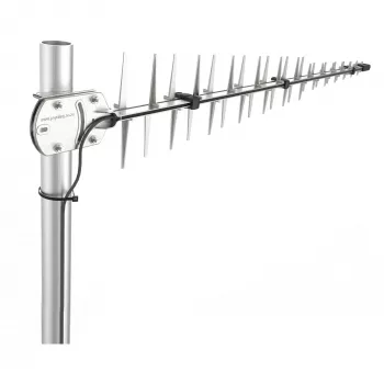 Poynting Antennas LTE/GSM stiebo antena A-LPDA-0092 sidabrinė SMA (M) LoRa Helium 11dbi Yagi/stiebo SMA -Vyriškas 7m kabelis