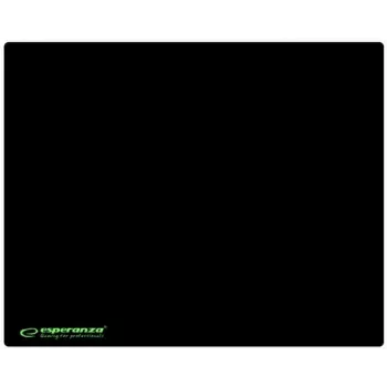 Pelės kilimėlis žaidimams ESPERANZA EGP102K — guminis, 300×240 mm, 3 mm storio, neslystantis, juodas