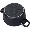 Puodas BALLARINI 75002-920-0 Apvalus Juodas Aliuminis 20 cm
