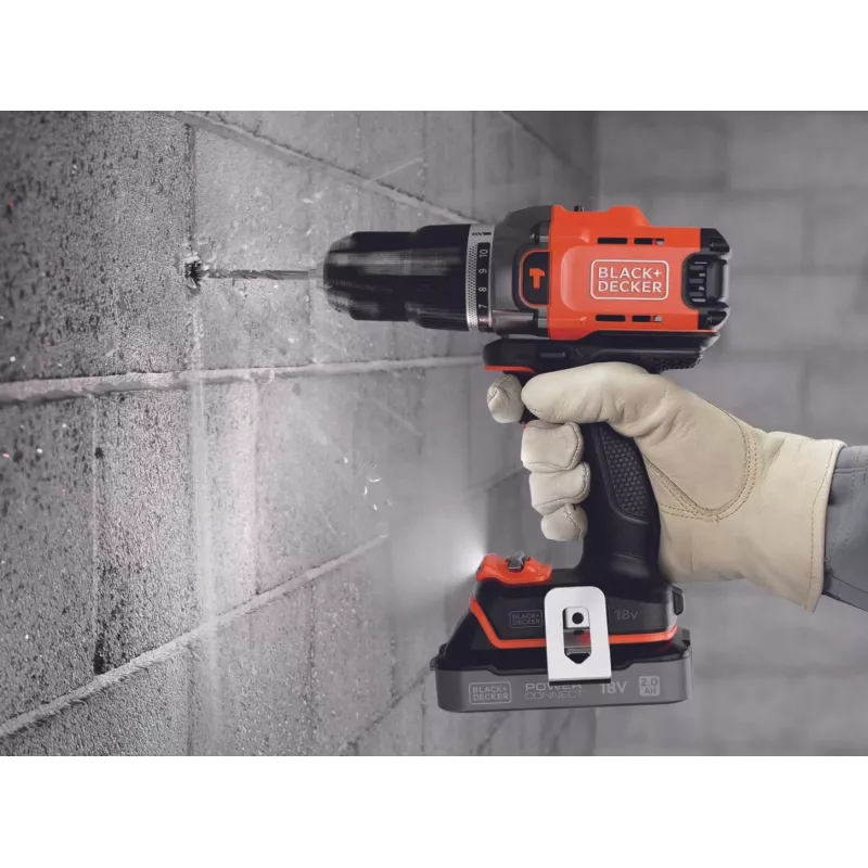 18V BCD383D2TA BLACK+DECKER gręžtuvas-suktuvas