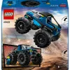 Konstrukcinis žaislas LEGO City 60402 Mėlynasis monstrų sunkvežimis su didelėmis padangomis, 148 dalių, 1 minifigūrėlė, nuo 5 metų