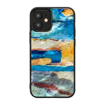Apsauginis dėklas iKins, skirtas Apple iPhone 12 mini — dangaus mėlyna