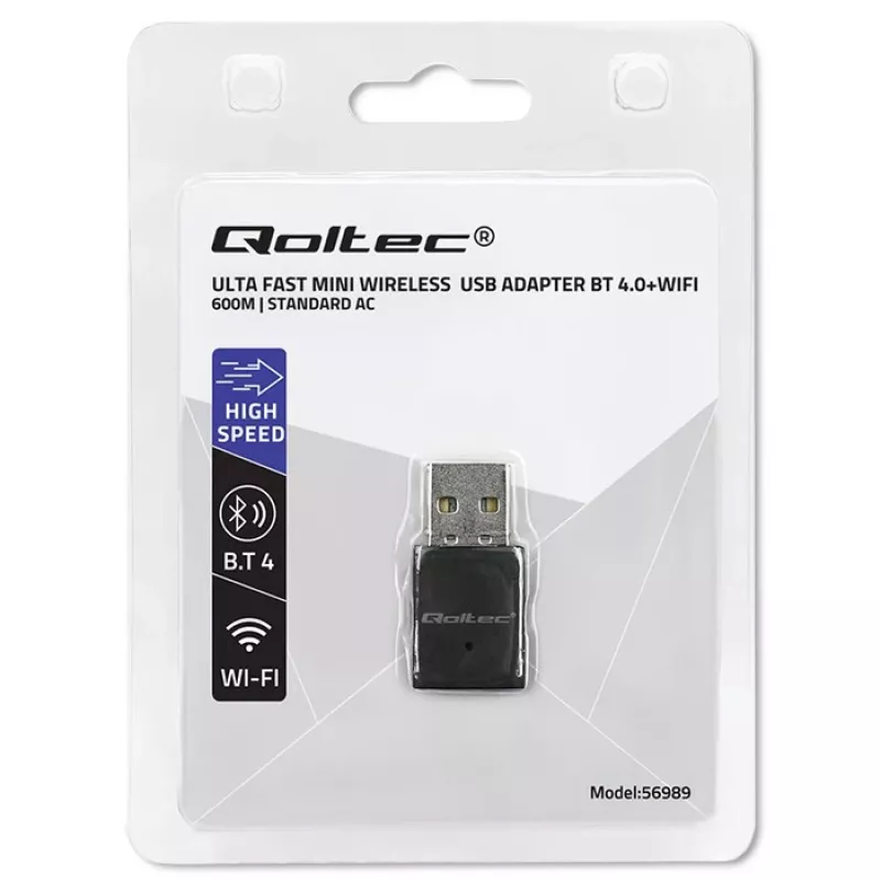 QOLTEC Ultra-Fast Mini Wi-Fi Wireless Adapter