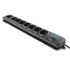 Qoltec 8 lizdų apsauginis filtras nuo įtampos šuolių 3.0 m 50114