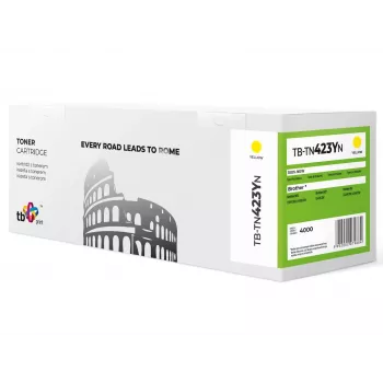 Kasetė su toneriu Brother TN423 Y TB-TN 423YN geltona 100% nauja