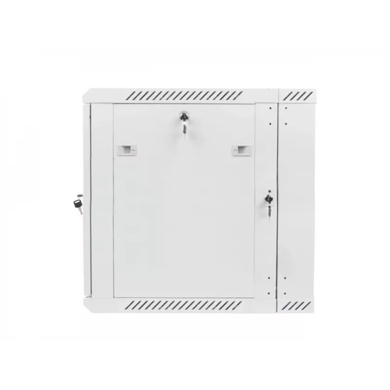 Dviejų sekcijų sieninis stovo spintos korpusas 19 inch 12U 600x600 pilkas LANBERG (plokščioje pakuotėje)