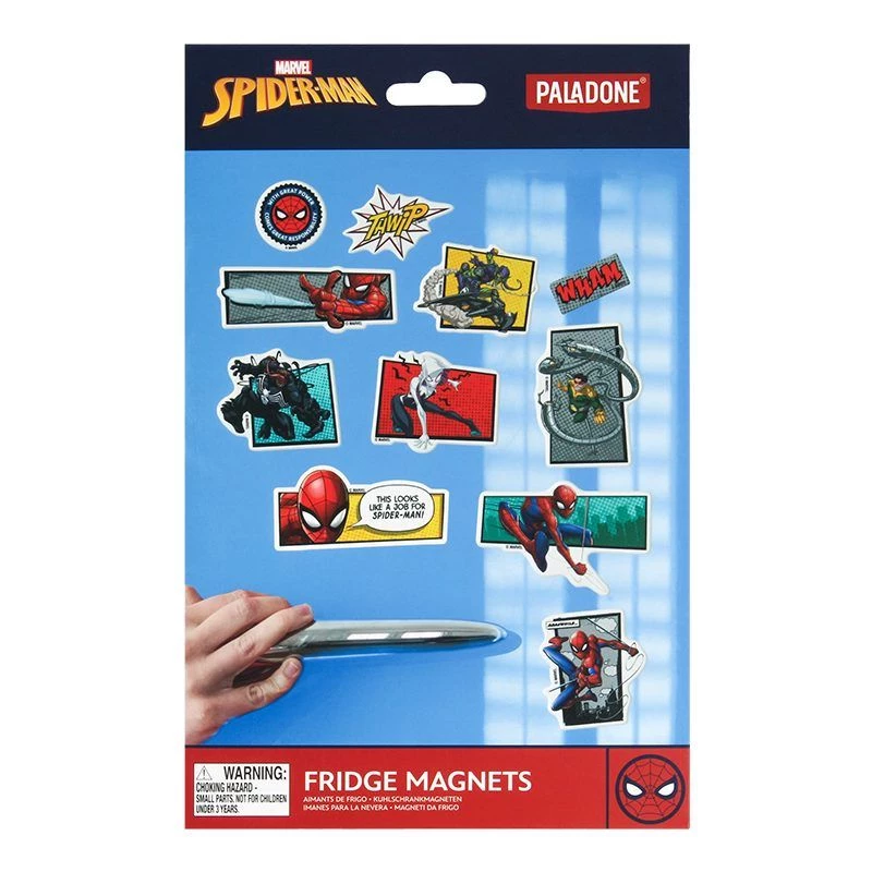 Šaldytuvo magnetai Paladone Spider-Man dizainas, 6 vnt. rinkinys