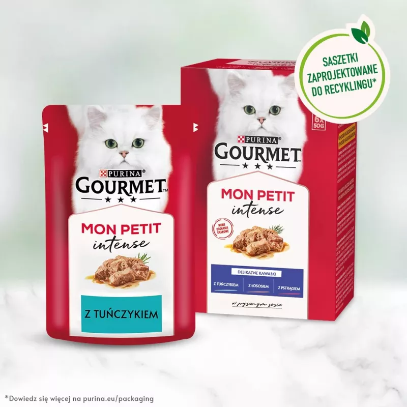 GOURMET Mon Petit Fish Mix šlapias ėdalas katėms 6 x 50 g