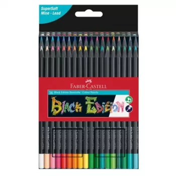 Spalvotų pieštukų rinkinys Faber-Castell 116436 – 36 vnt., įvairiaspalviai, kartoninė dėžutė