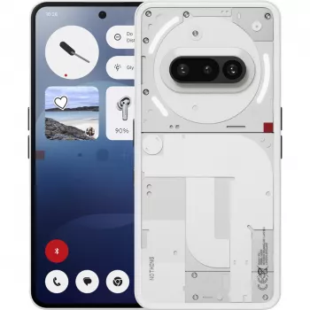 Nothing Phone (3a) 17.2 cm (6.77 inch) Dual SIM Android 15 5G USB Type-C 12 GB 256 GB 5000 mAh Baltas