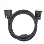 TB VGA laidas 15M-15M 1,8 m juodas-auksinis (AKTBXVGAMMG180B)