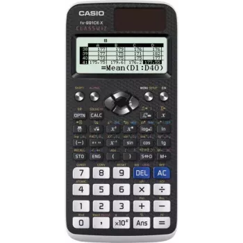 CASIO mokslinis skaičiuotuvas FX-991CEX CLASSWIZ juodas, 12 skaitmenų ekranas