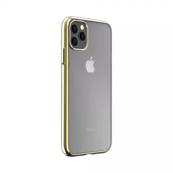 Apsauginis kietas dėklas Devia Glimmer serija, iPhone 11 Pro, auksinis, PC korpusas