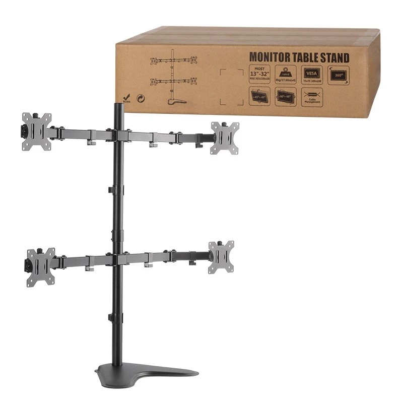 Monitorų stovas LogiLink BP0046 81,3 cm (32 col.) stalas Nerūdijantis plienas