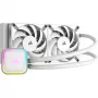 CORSAIR iCUE H100i RGB ELITE procesorių skysčio aušinimo sistema 1 vnt. balta 120 mm