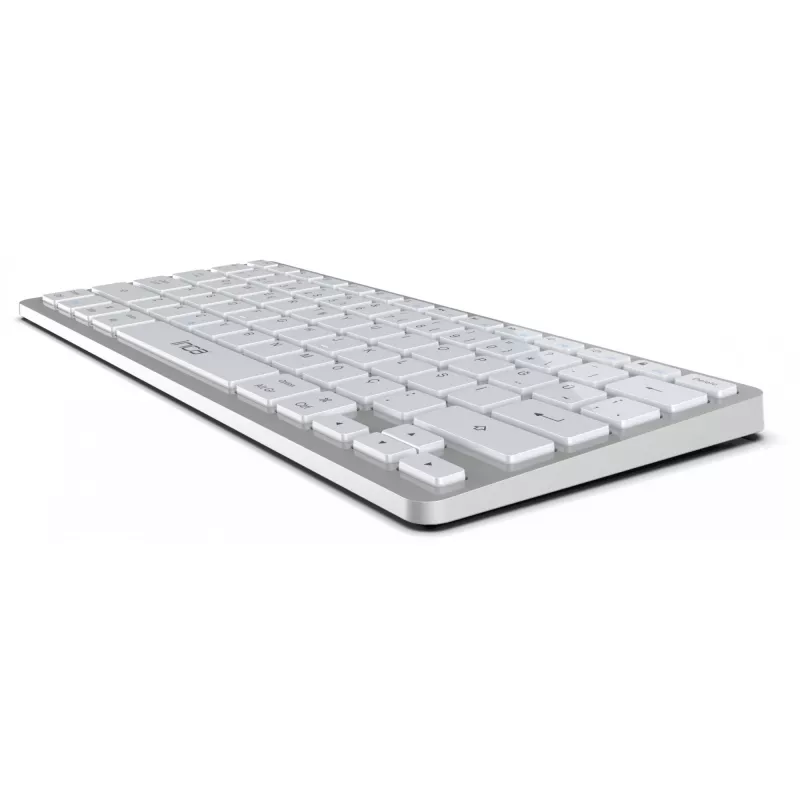 INCA klaviatūra IBK-565BT BT 5.0, išmanioji, baterija 150Std, 8-10 m, sidabrinė