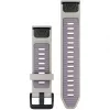 Garmin QuickFit laikrodžio dirželis 20 mm silikonas Mist Grey/Lavendel (010-13391-03)