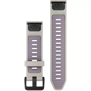 Garmin QuickFit laikrodžio dirželis 20 mm silikonas Mist Grey/Lavendel (010-13391-03)