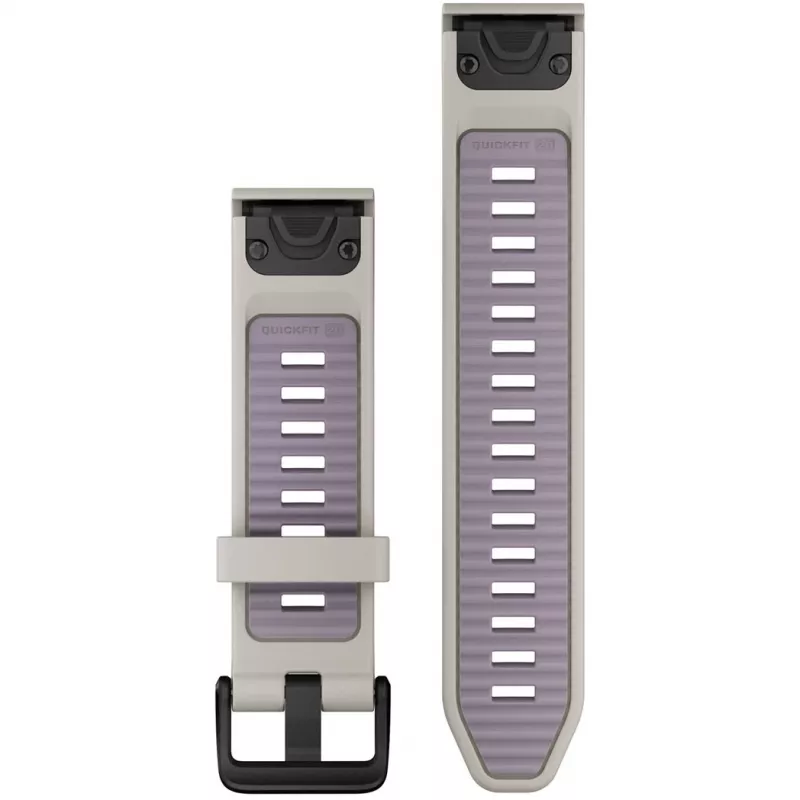 Garmin QuickFit laikrodžio dirželis 20 mm silikonas Mist Grey/Lavendel (010-13391-03)