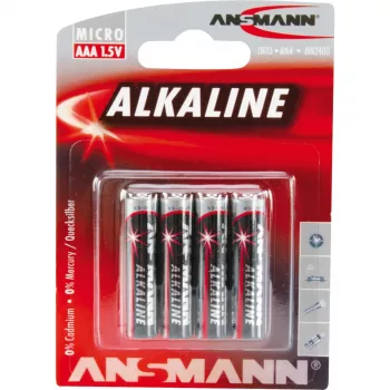 Vienkartinė baterija Ansmann 5015553 AAA / LR03, 1.5 V, šarminė, 4 vnt.