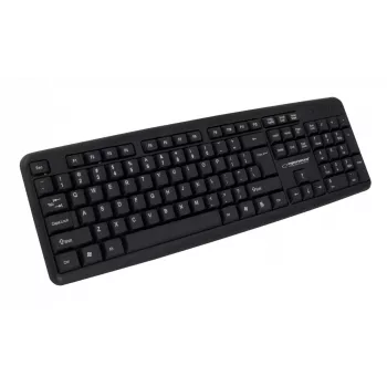 Laidinė klaviatūra ESPERANZA EK134 Full-size 100% USB, juoda, 1,45 m laidas