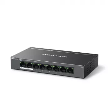 Mercusys MS108GP 8 prievadų Gigabit stalinis valdomas komutatorius su 7 PoE prievadais