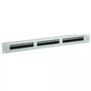 Patch Panel VALUE Cat.6/Class E 24 prievadai UTP šviesiai pilka