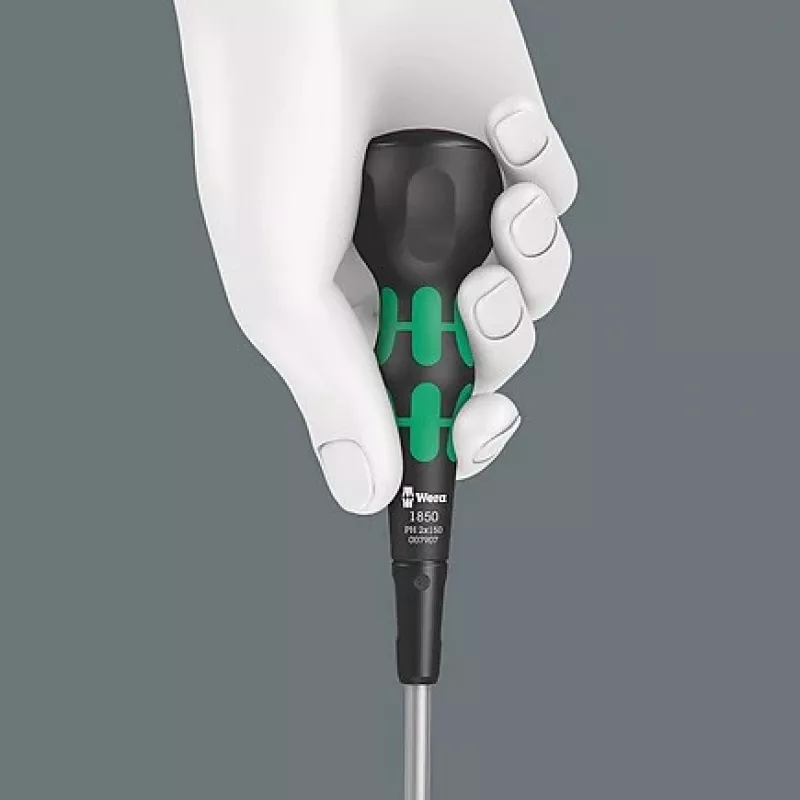 Tiesiųjų atsuktuvų rinkinys Wera 9621 8 vienetai 240 mm x 70 mm