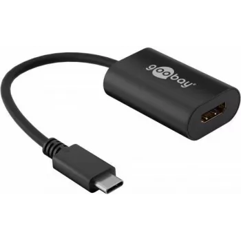 Wentronic goobay išorinis vaizdo adapteris USB-C – HDMI, juodas (38532)