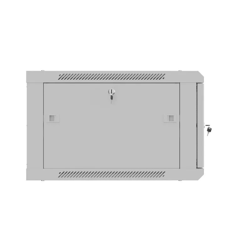 19 colių 6U 600x600 mm pilkas perforuotas sieninis stovo korpusas Lanberg WF01