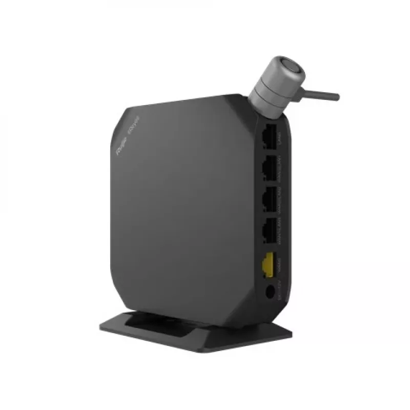 Ruijie Reyee RG-EG105GW(T) Wi-Fi 5 verslo maršrutizatorius, AC1267, 5 Gigabit prievadai (1x WAN, 1x LAN, 3x LAN/WAN), 4 antenos po 3 dBi, Mesh, VPN, Cloud