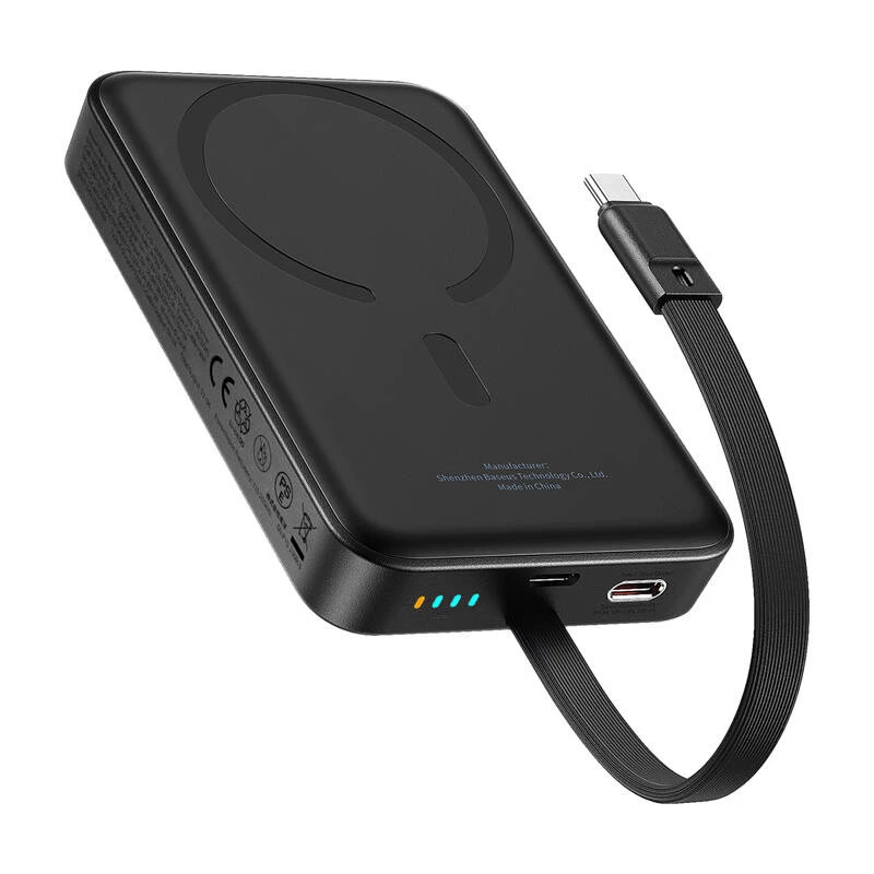 Baseus Mini 10000mAh 30W Maitinimo Bankas (juodas) Bayern Edition