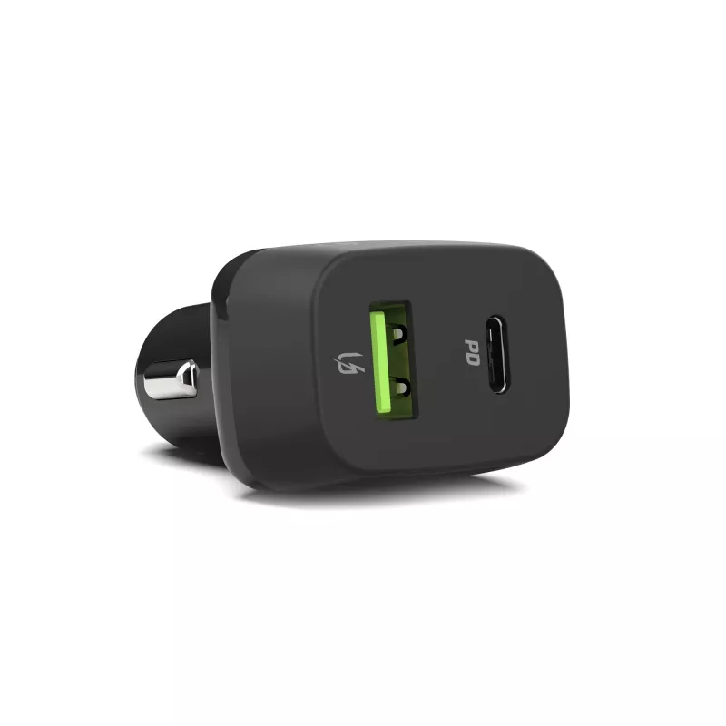 Automobilinis įkroviklis Green Cell CAD33, 42W, USB-C PD + USB-A QC3.0, 12/24V įėjimas, 5–12V išėjimas