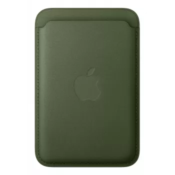 Apple FineWoven piniginė su MagSafe Moss Green Microtwill