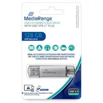 USB atmintukas MediaRange 128 GB USB Type-A USB Type-C MR938