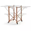 ARREDAMENTI GABBIANO Džiovinimo stovas ant ratukų – 175 x 67 cm, Baltas