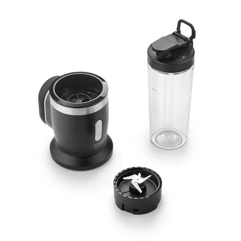 Caso Click & Blend belaidis trintuvas | 240 W | Tritan indas 0,5 L | Nerūdijantis plienas/matinė juoda