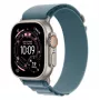 Apple Watch Ultra 3 GPS + Cellular 49mm natūralaus titano korpusas su šviesiai mėlynu Alpine Loop dirželiu - vidutinis