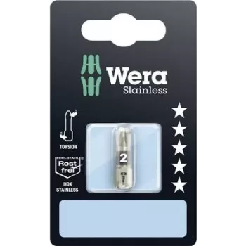 Wera Phillips-Bit PZ 2 3855/1 TS SB SiS nerūdijančio plieno D 6,3 1 vnt. (05073614001)